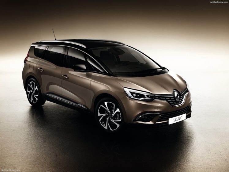 2016, Renault, Grand, Scenic, Cars HD Wallpaper Desktop Background