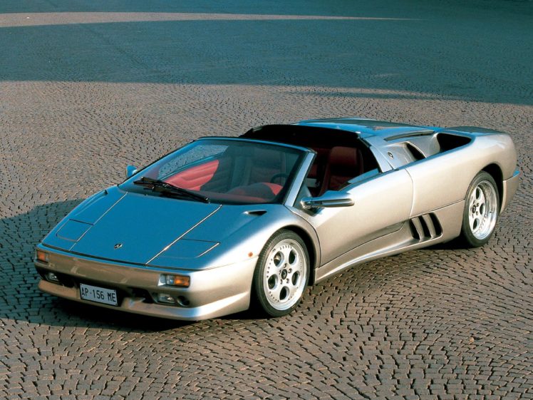 1995, Lamborghini, Diablo vt, Roadster, Diablo, Supercar, Supercars HD Wallpaper Desktop Background