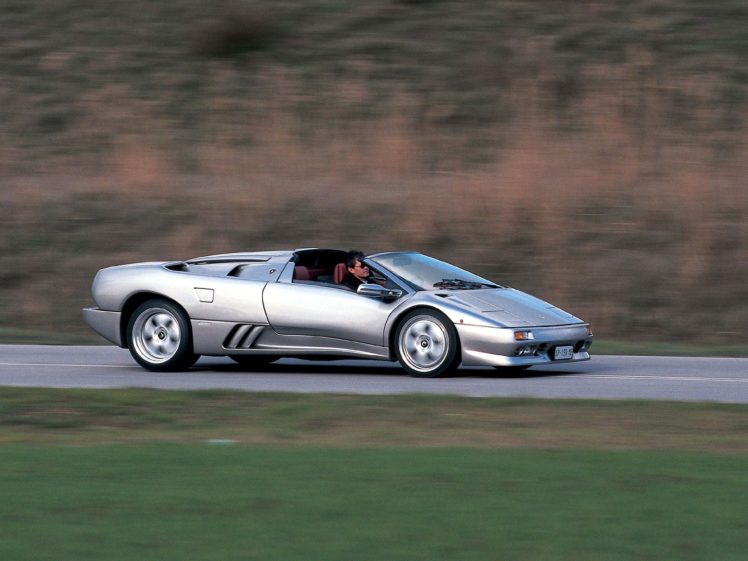 1995, Lamborghini, Diablo vt, Roadster, Diablo, Supercar, Supercars HD Wallpaper Desktop Background