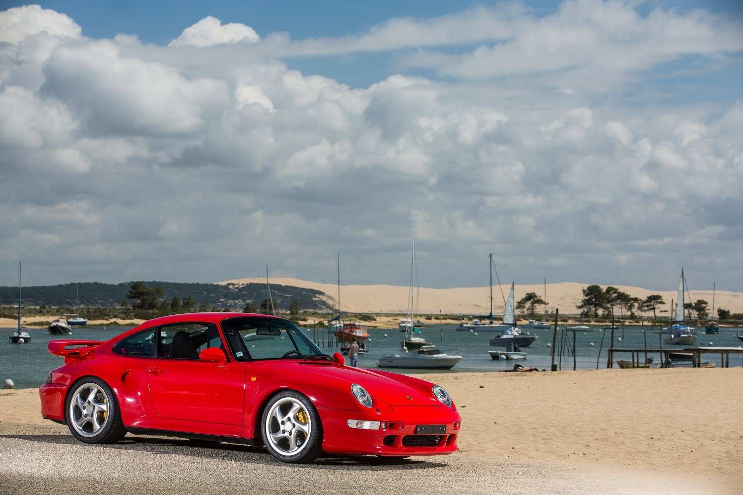 porsche, 911, Turbo, S, Coupe,  993 , Cars, Red, 1997 Wallpaper