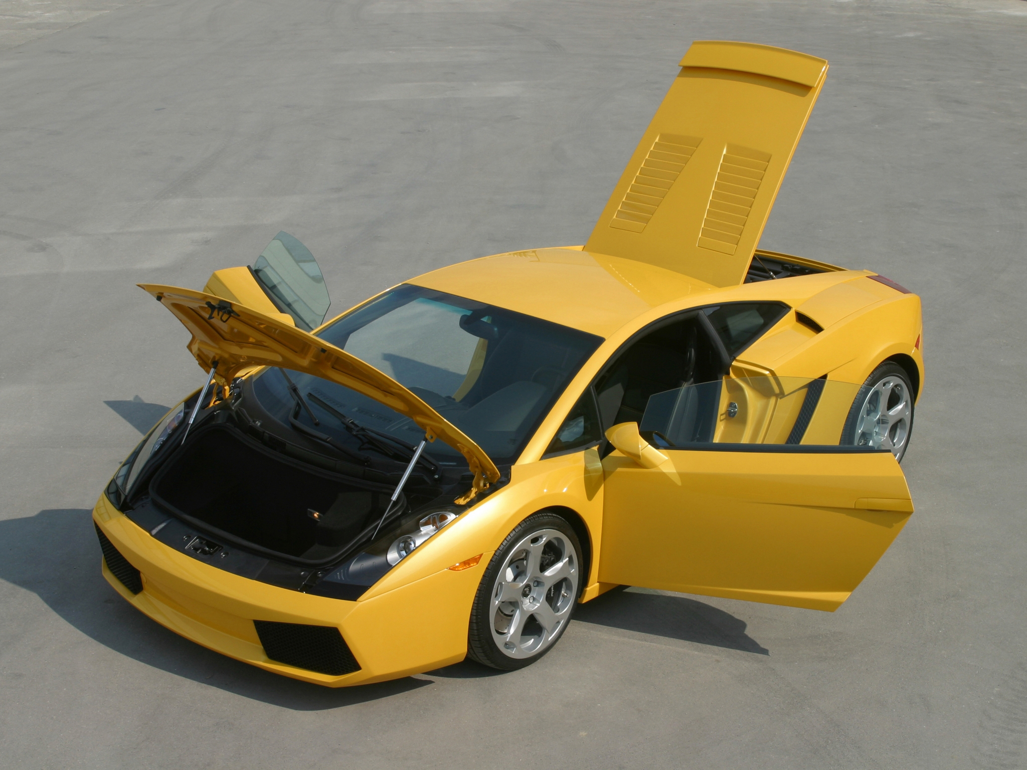 2003, Lamborghini, Gallardo, Supercar, Supercars, Interior Wallpaper