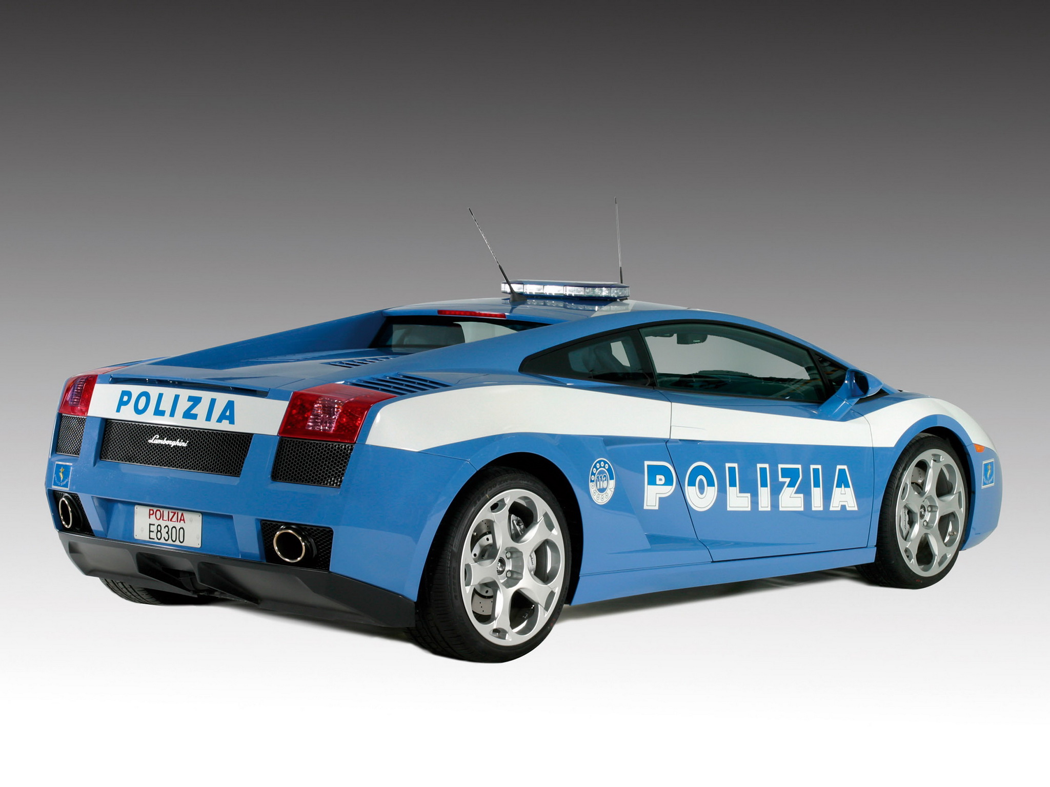 2004, Lamborghini, Gallardo, Polizia, Police, Supercar, Supercars Wallpaper