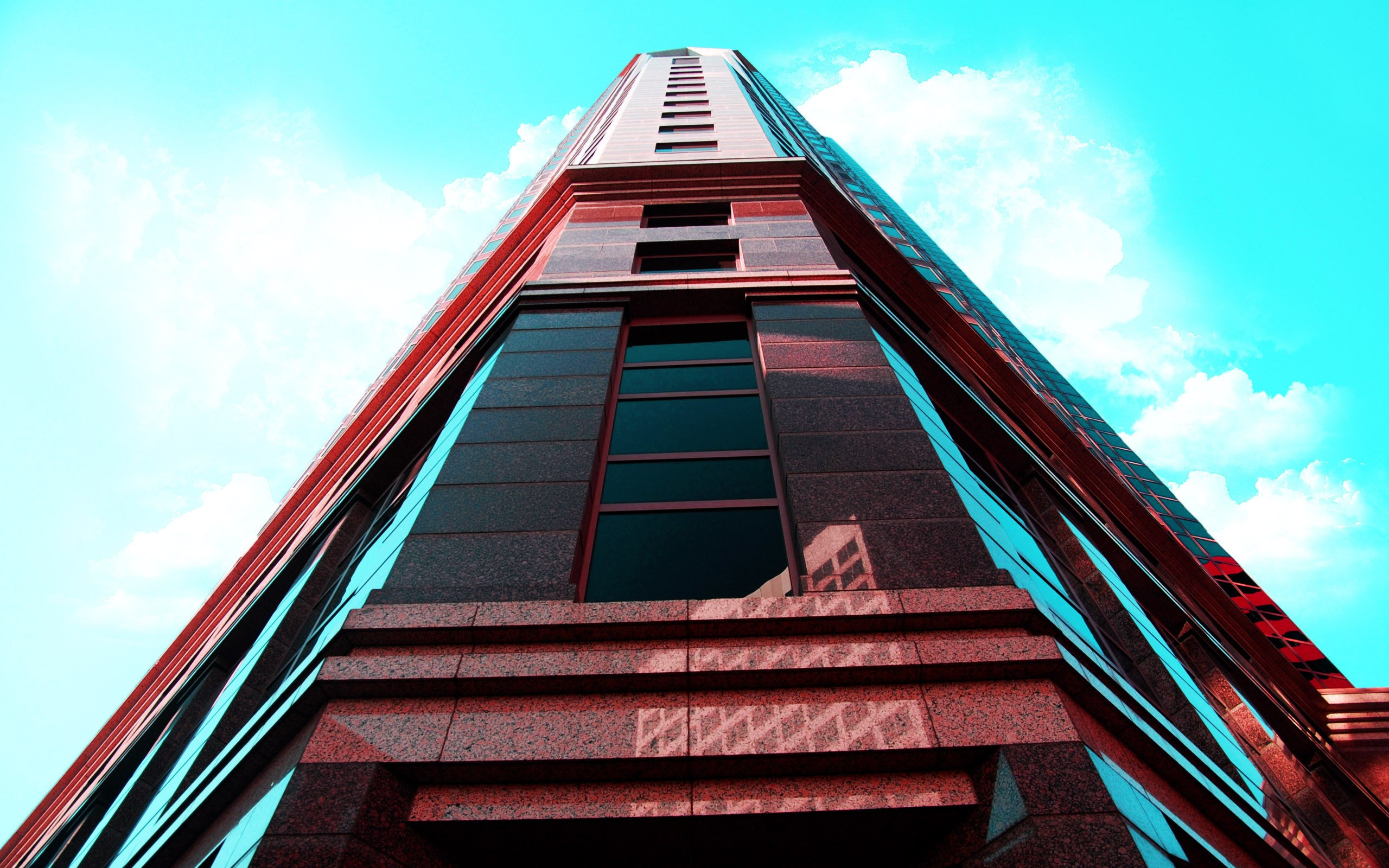 colorful, Skyscraper Wallpaper