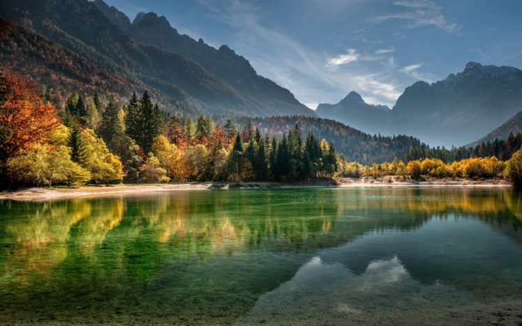 fog, Lake, Forest, Autumn, Nature, Beauty, Mist, Landscape HD Wallpaper Desktop Background