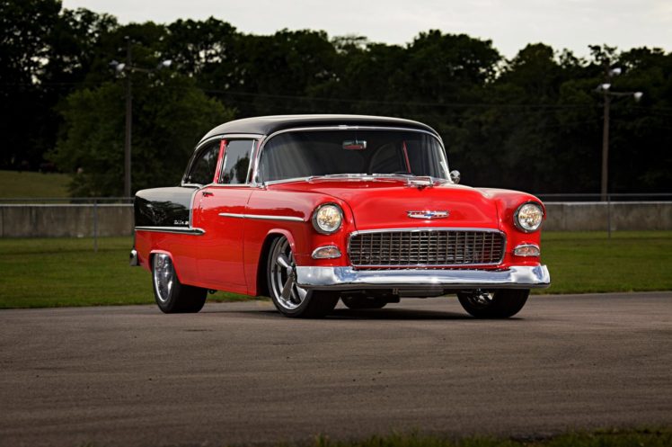 1955, Chevrolet, Chevy, Bel, Air, Belair, Street, Machine, Super, Street, Cruiser, Usa,  03 HD Wallpaper Desktop Background
