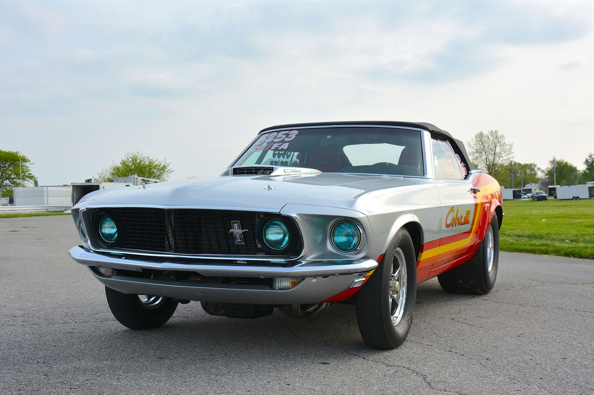 1969, Ford, Mustang, Convertible, Cobra jet, Drag, Super, Stock, Usa,  08 Wallpaper