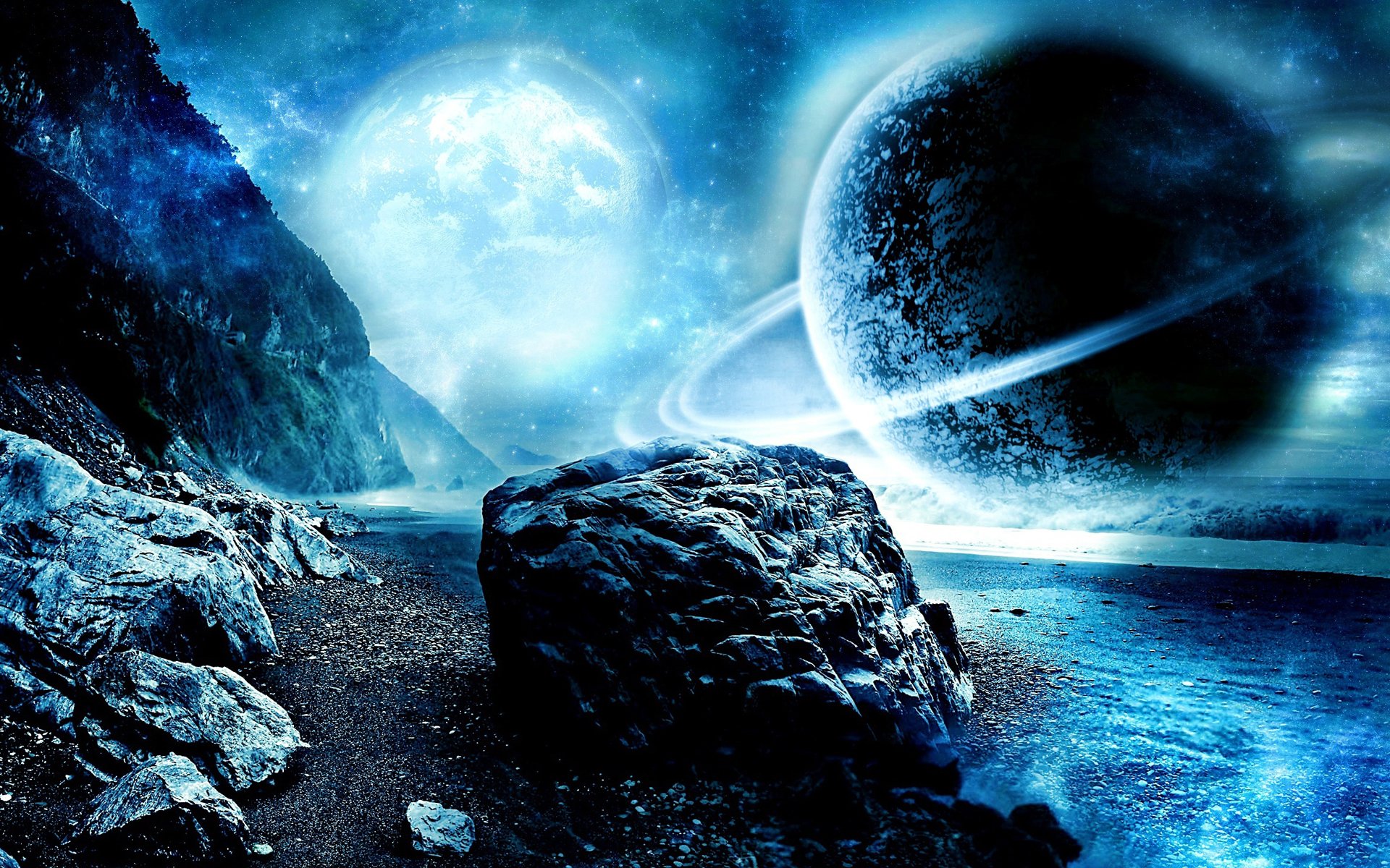 asteroides, Espacio, Galaxia, Naturaleza Wallpaper