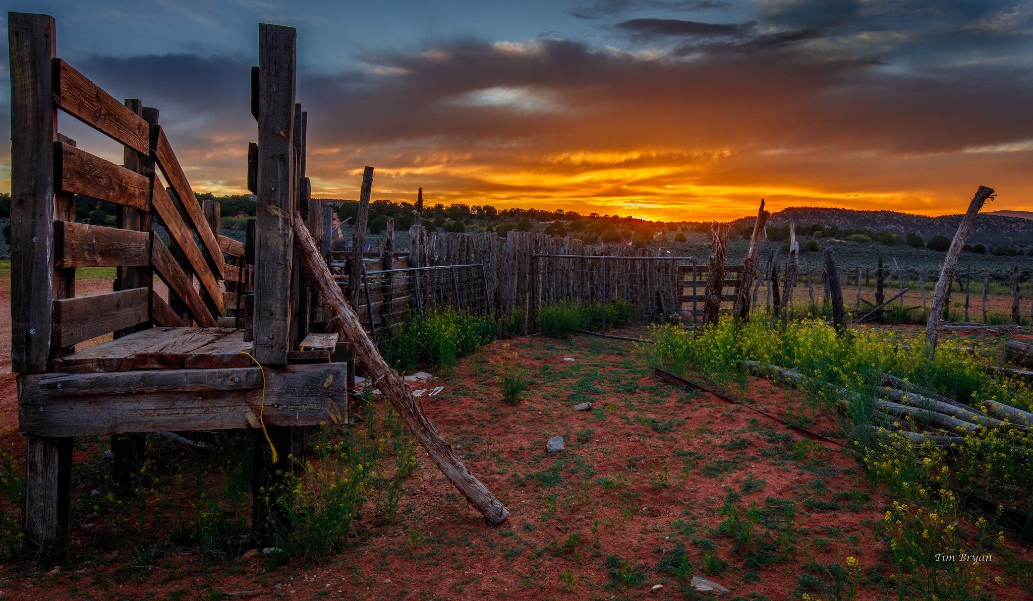 amanecer, Naturaleza, Camino, Vallado Wallpaper
