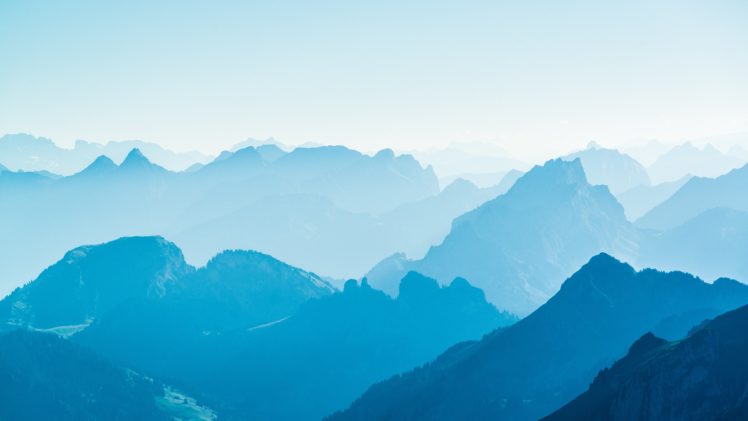 beauty, Mountains, Mist, Nature, Landscape HD Wallpaper Desktop Background