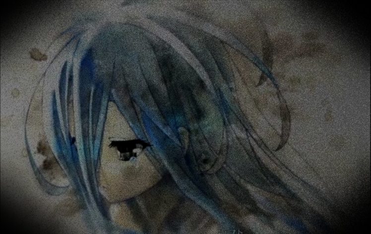 shiro no, Game, No, Life blue, Hair girl HD Wallpaper Desktop Background