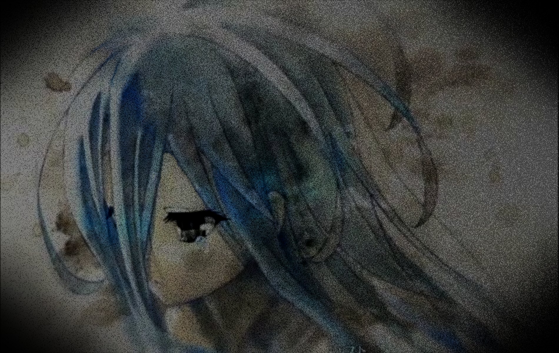 shiro no, Game, No, Life blue, Hair girl Wallpaper