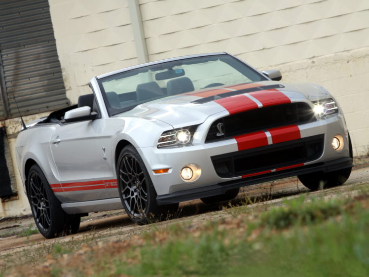 2012, Shelby, Gt500, Svt, Convertible, Ford, Mustang, Muscle HD Wallpaper Desktop Background