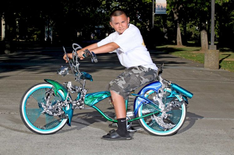 custom lowrider chopper bicycle