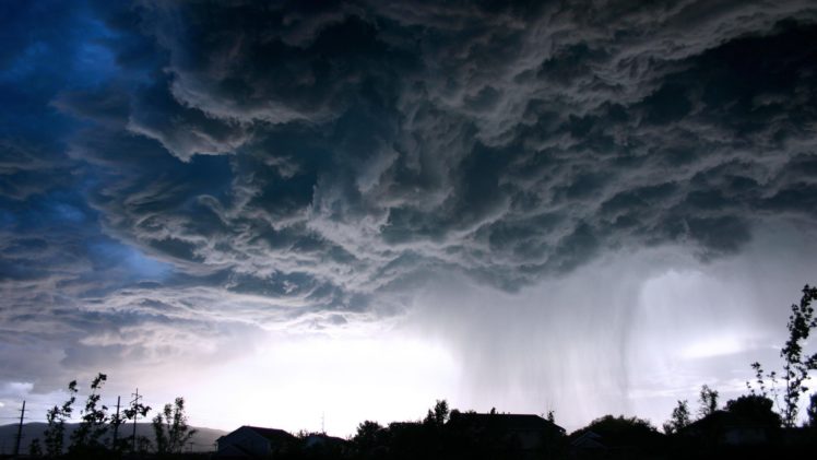 tormenta, Lluvias, Nubes, Naturaleza HD Wallpaper Desktop Background