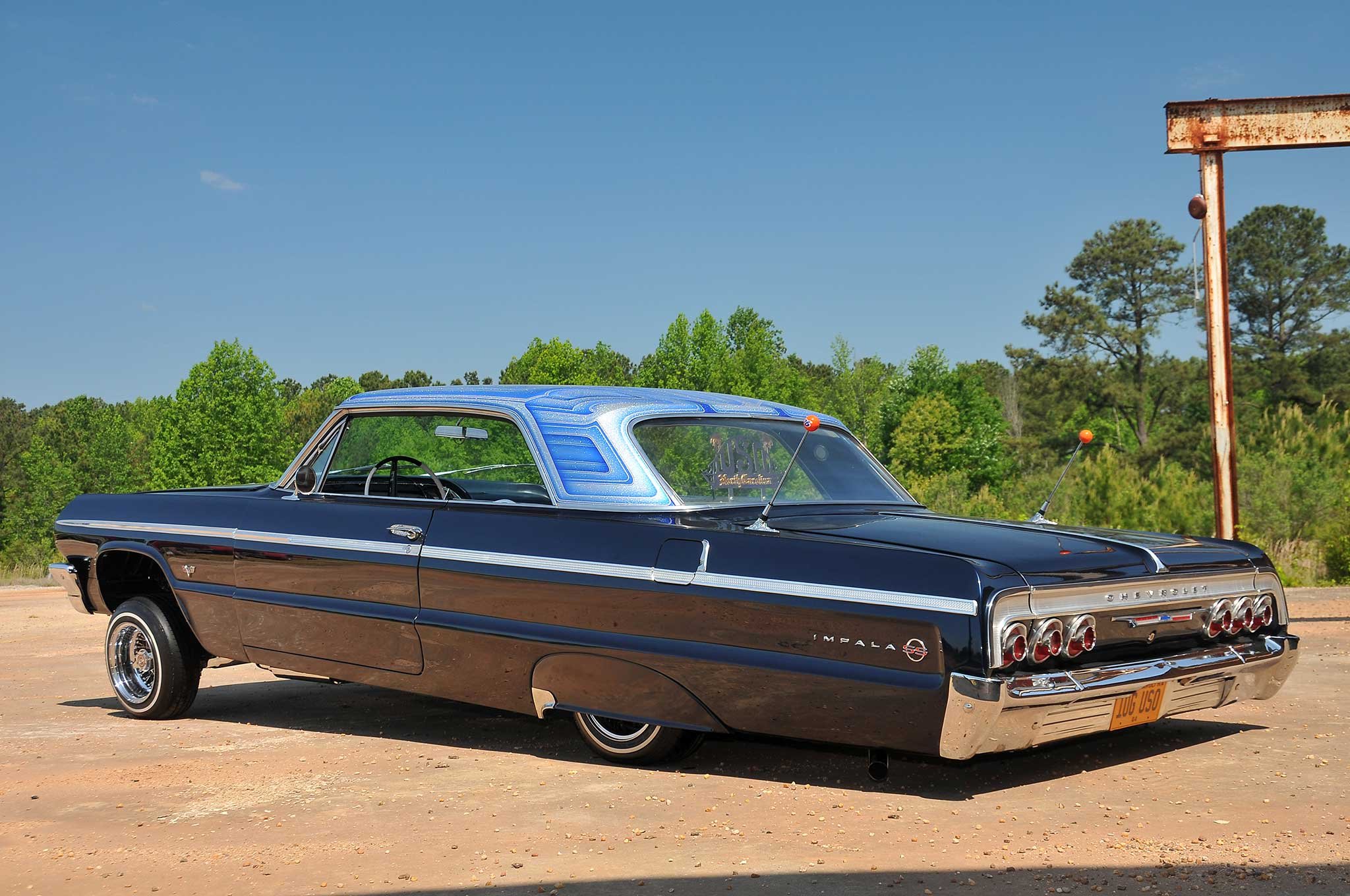 1964, Chevrolet, Impala, Super, Sport, Custom, Tuning, Hot, Rods, Rod, Gangsta, Lowrider Wallpaper