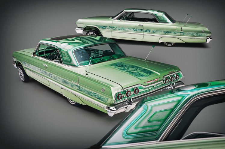 1963, Chevrolet, Impala, Custom, Tuning, Hot, Rods, Rod, Gangsta, Lowrider HD Wallpaper Desktop Background
