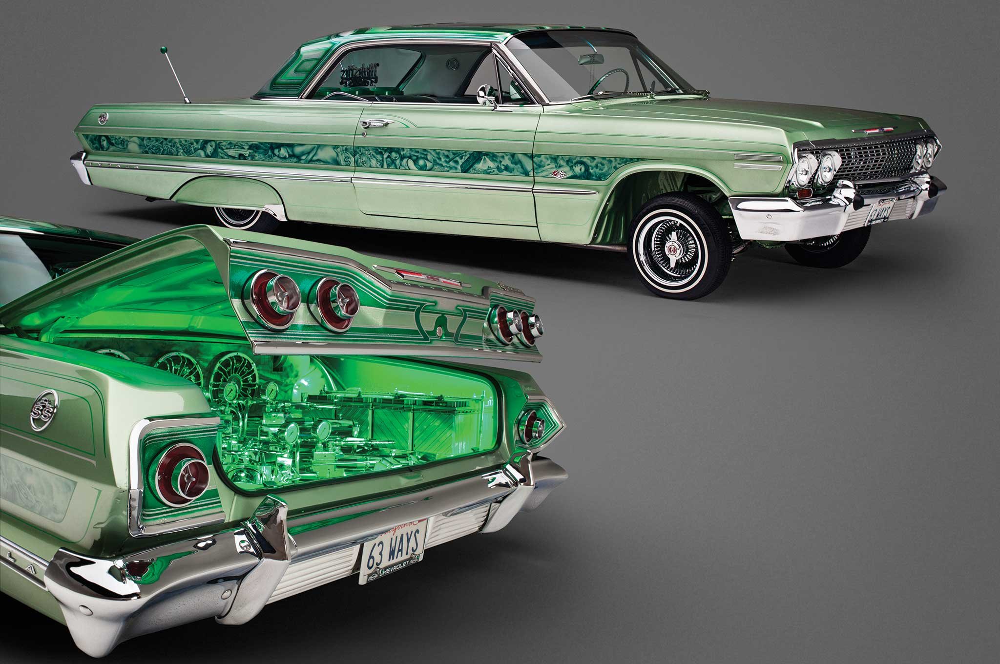 1963, Chevrolet, Impala, Custom, Tuning, Hot, Rods, Rod, Gangsta ...