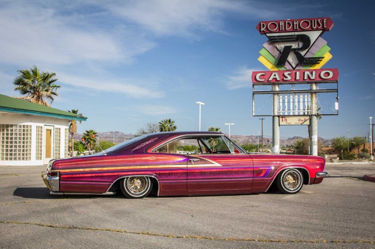 1966, Chevrolet, Impala, Custom, Tuning, Hot, Rods, Rod, Gangsta, Lowrider HD Wallpaper Desktop Background