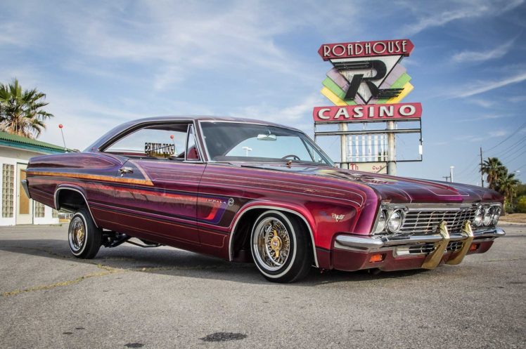 1966, Chevrolet, Impala, Custom, Tuning, Hot, Rods, Rod, Gangsta, Lowrider HD Wallpaper Desktop Background