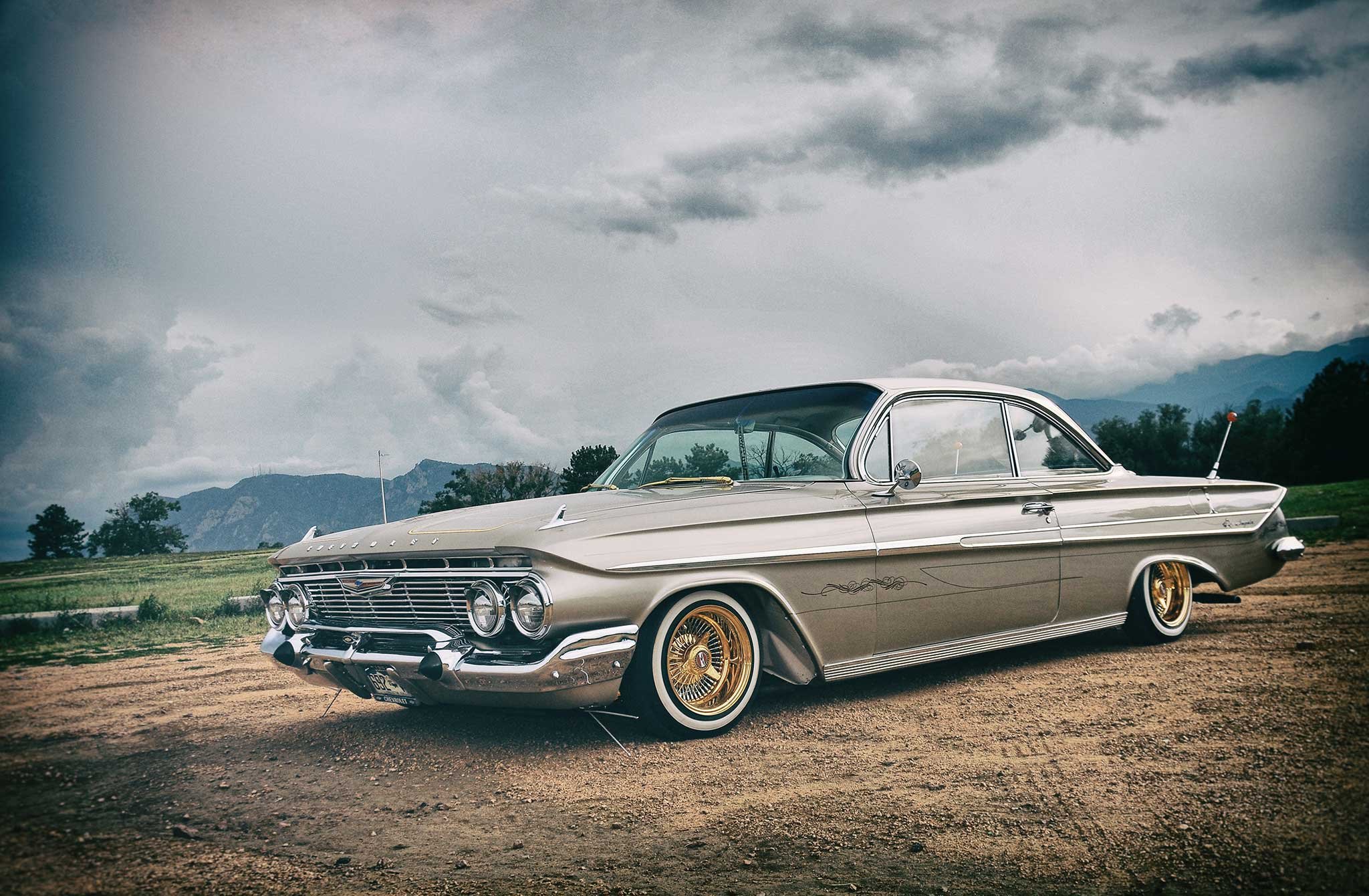 1961, Chevrolet, Impala, Custom, Tuning, Hot, Rods, Rod, Gangsta, Lowrider Wallpaper