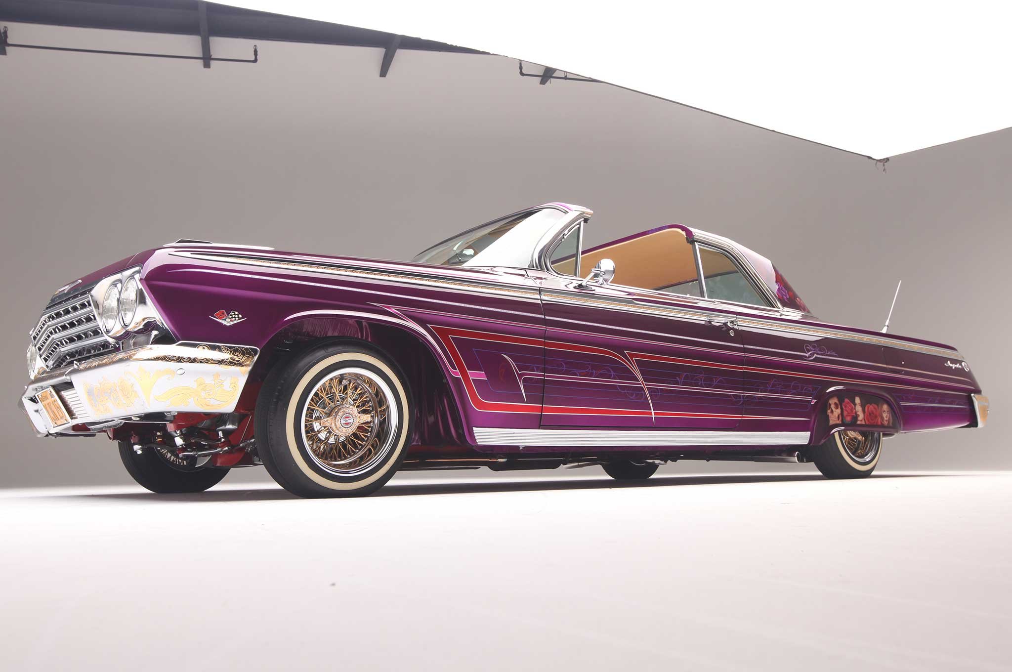 1962, Chevrolet, Impala, Ss, Custom, Tuning, Hot, Rods, Rod, Gangsta, Lowrider Wallpaper