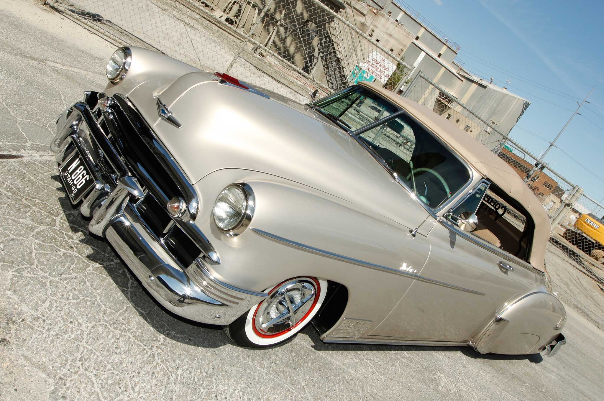 1949, Chevrolet, Convertible, Custom, Tuning, Hot, Rods, Rod, Gangsta, Lowrider Wallpaper