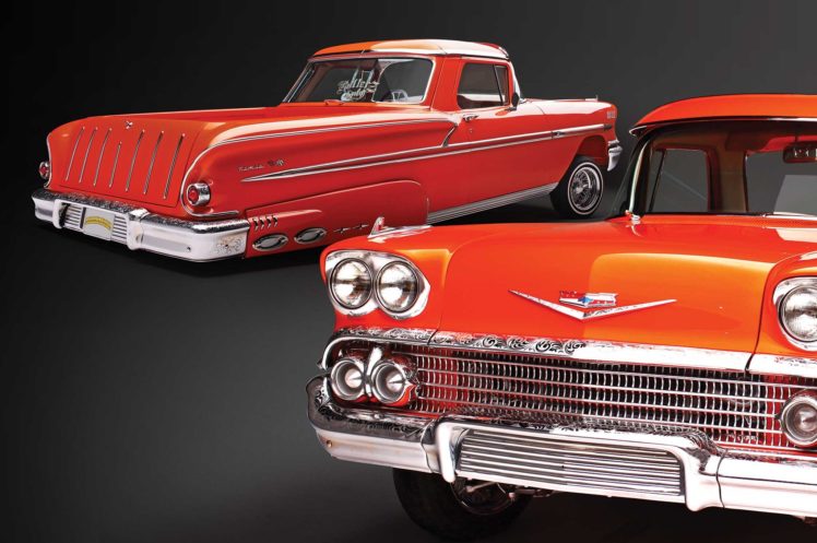 1958, Chevrolet, Nomad, Custom, Tuning, Hot, Rods, Rod, Gangsta, Lowrider, Pickup, Truck HD Wallpaper Desktop Background