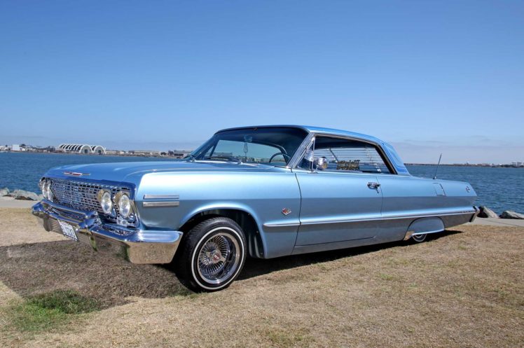 1963, Chevrolet, Impala, Custom, Tuning, Hot, Rods, Rod, Gangsta, Lowrider HD Wallpaper Desktop Background