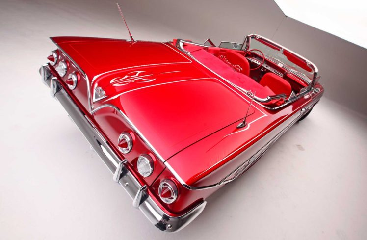 1961, Chevrolet, Impala, Convertible, Custom, Tuning, Hot, Rods, Rod, Gangsta, Lowrider HD Wallpaper Desktop Background