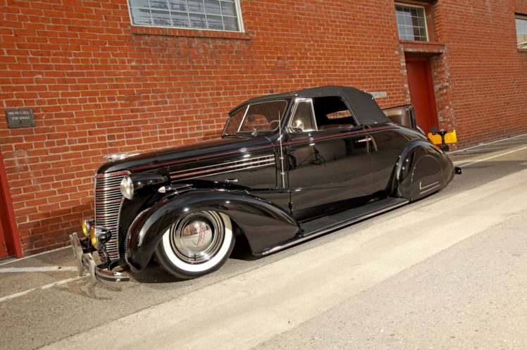 1938, Chevrolet, Cabriolet, Custom, Tuning, Hot, Rods, Rod, Gangsta, Lowrider HD Wallpaper Desktop Background