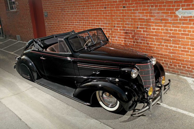 1938, Chevrolet, Cabriolet, Custom, Tuning, Hot, Rods, Rod, Gangsta, Lowrider HD Wallpaper Desktop Background
