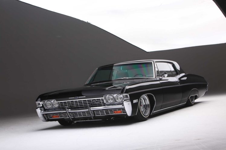 1968, Chevrolet, Impala, Ss, Custom, Tuning, Hot, Rods, Rod, Gangsta, Lowrider HD Wallpaper Desktop Background