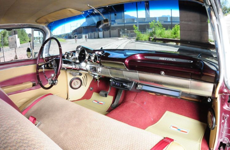 1960, Chevrolet, Impala, Hardtop, Custom, Tuning, Hot, Rods, Rod, Gangsta, Lowrider HD Wallpaper Desktop Background
