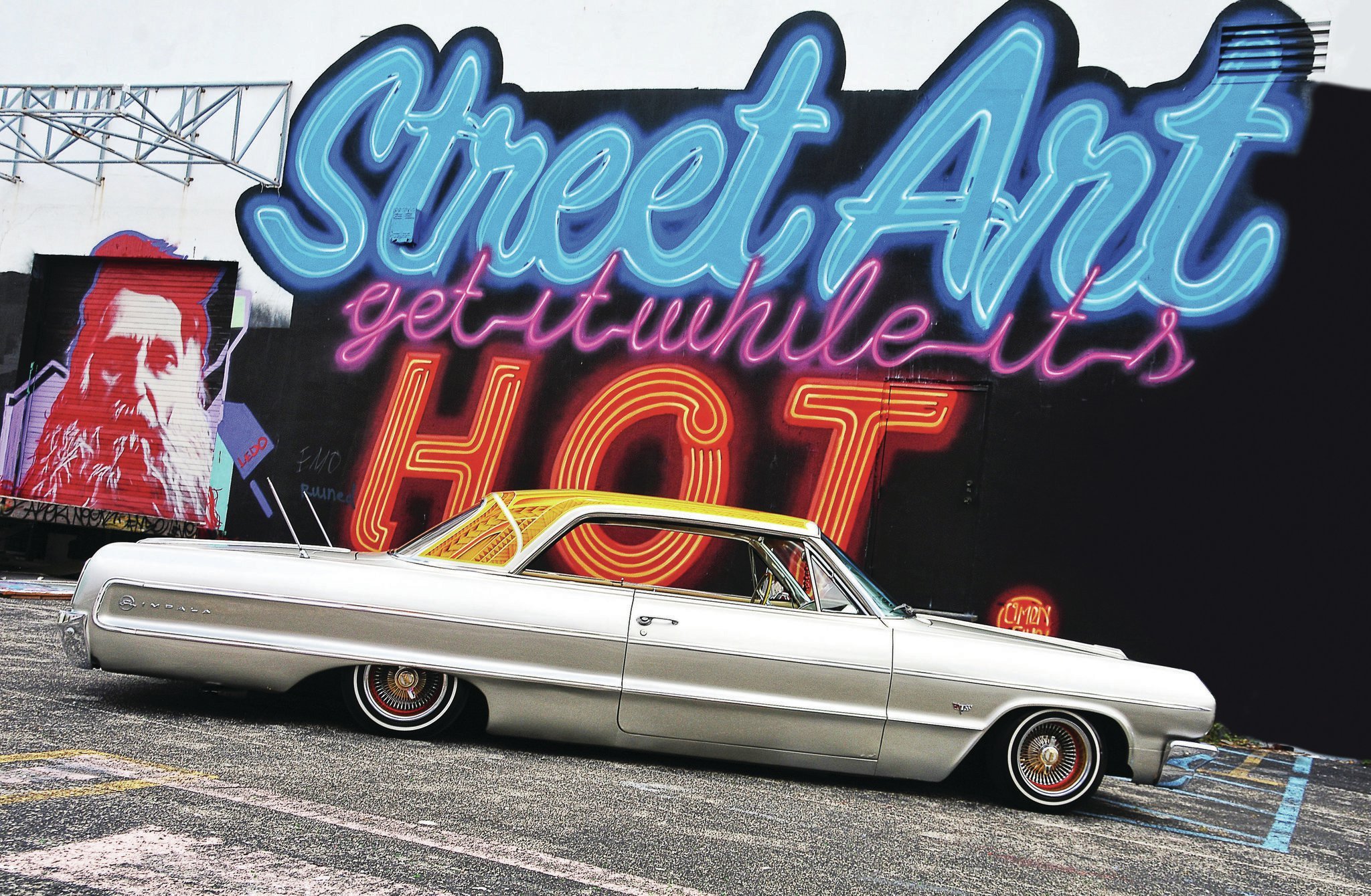 1964, Chevrolet, Impala, Custom, Tuning, Hot, Rods, Rod, Gangsta, Lowrider Wallpaper