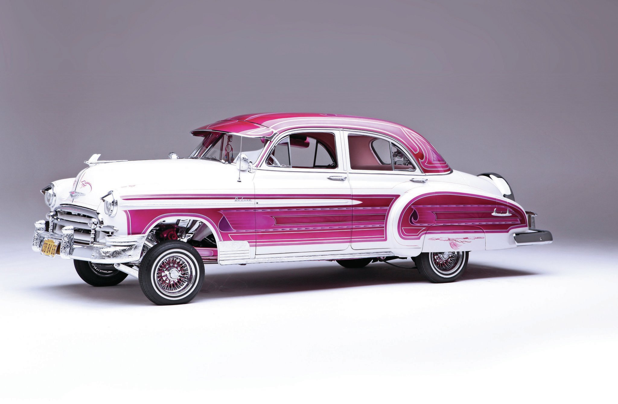 1950, Chevrolet, Deluxe, Custom, Tuning, Hot, Rods, Rod, Gangsta, Lowrider Wallpaper