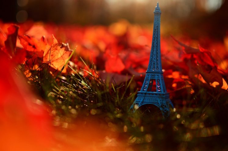 eiffel, Tower, Autumn, Bokeh, Nature, Fall, Autumn, Splendor, Leaves HD Wallpaper Desktop Background