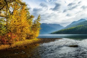 fall, Walk, Colors, Autumn, Splendor, Leaves, Nature, Clouds, River, Sky, Colorful, Trees, Forest, Water, Park, Mountains, Lake, View, Autumn