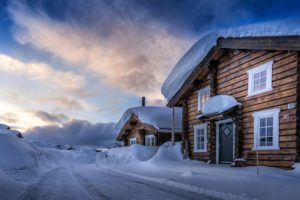 landscape, Snow, Cottage, Sky, Nature, Snowy, House, Winter, Time, Path, Winter, Road, Clouds