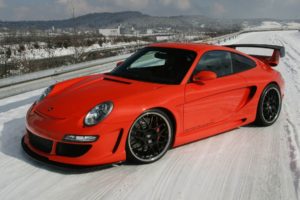 snow, Porsche, Cars