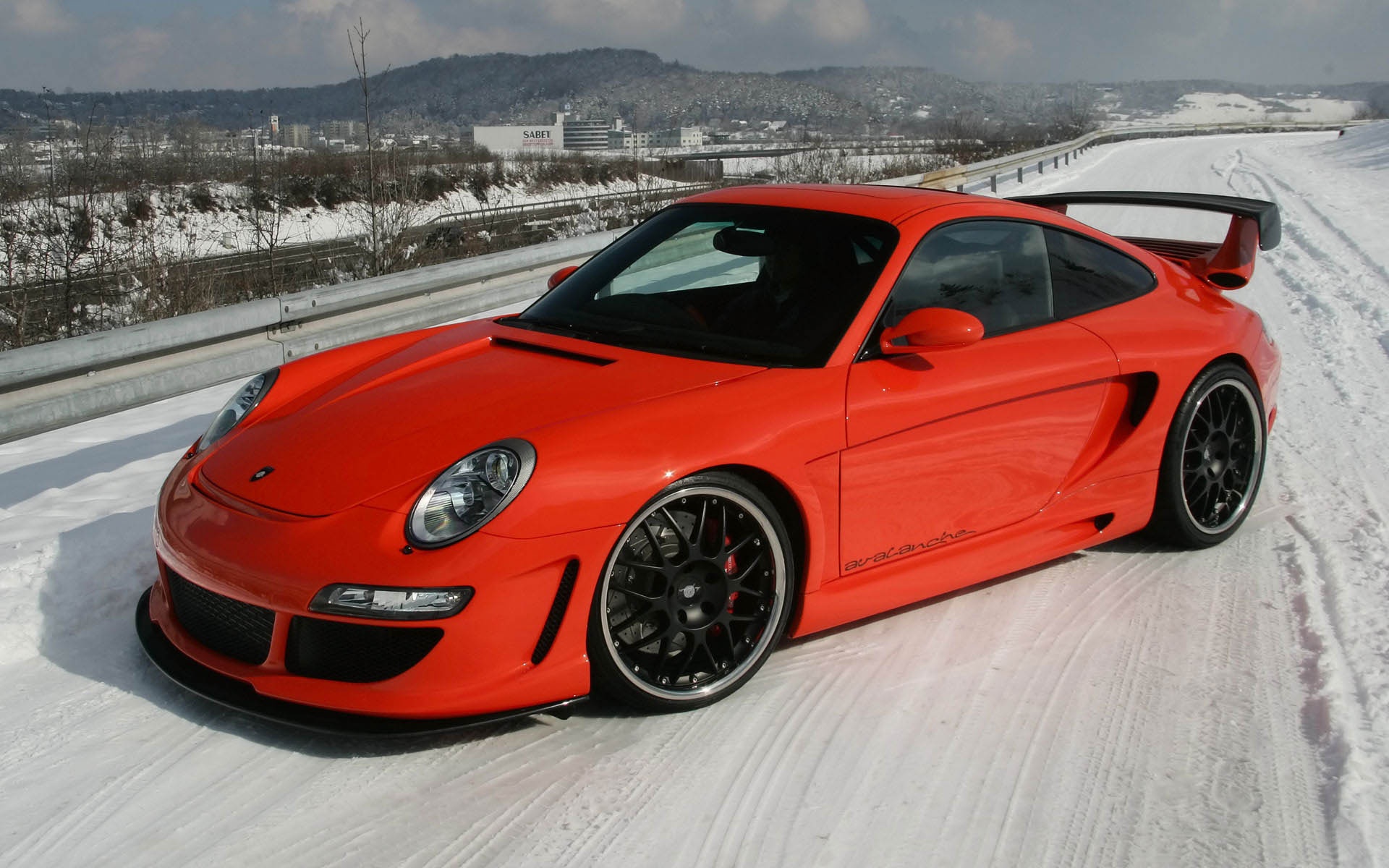 snow, Porsche, Cars Wallpaper