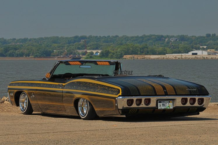 1968, Chevrolet, Impala, Custom, Tuning, Hot, Rods, Rod, Gangsta, Lowrider HD Wallpaper Desktop Background