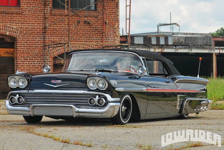 1958, Chevrolet, Impala, Convertible, Custom, Tuning, Hot, Rods, Rod, Gangsta, Lowrider HD Wallpaper Desktop Background