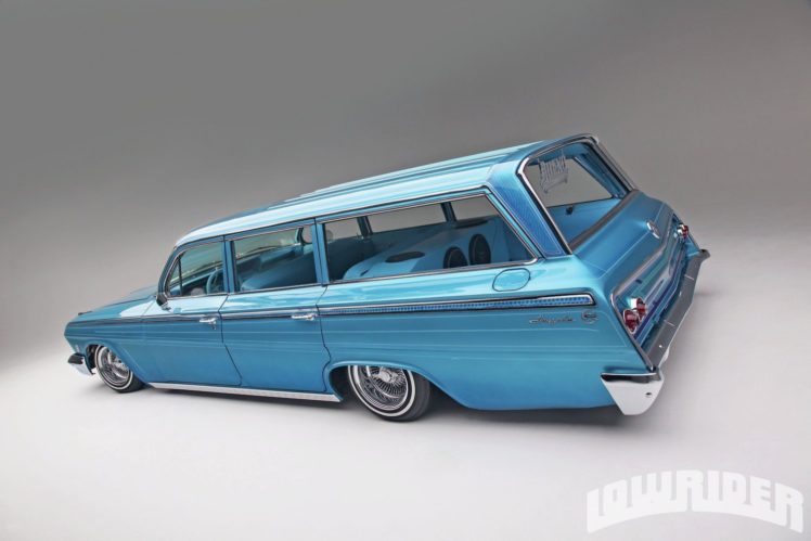 1962, Chevrolet, Impala, Stationwagon, Custom, Tuning, Hot, Rods, Rod, Gangsta, Lowrider HD Wallpaper Desktop Background