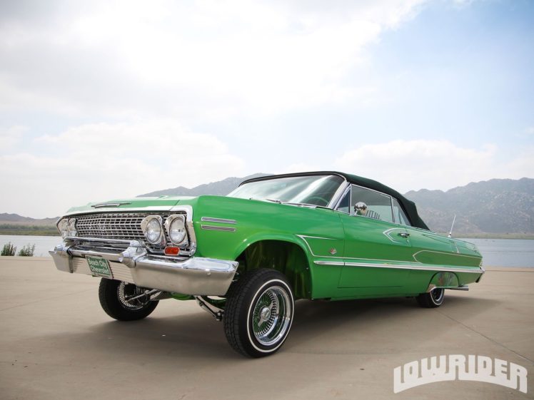 1963, Chevrolet, Impala, Convertible, Custom, Tuning, Hot, Rods, Rod, Gangsta, Lowrider HD Wallpaper Desktop Background