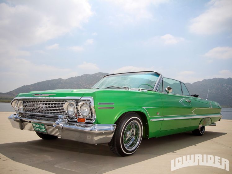 1963, Chevrolet, Impala, Convertible, Custom, Tuning, Hot, Rods, Rod, Gangsta, Lowrider HD Wallpaper Desktop Background