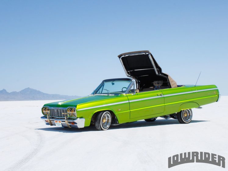 1964, Chevrolet, Impala, Convertible, Custom, Tuning, Hot, Rods, Rod, Gangsta, Lowrider HD Wallpaper Desktop Background