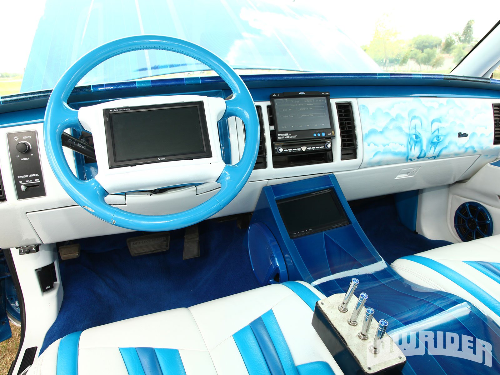 1994, Cadillac, Fleetwood, Custom, Tuning, Hot, Rods, Rod, Gangsta, Lowrider Wallpaper