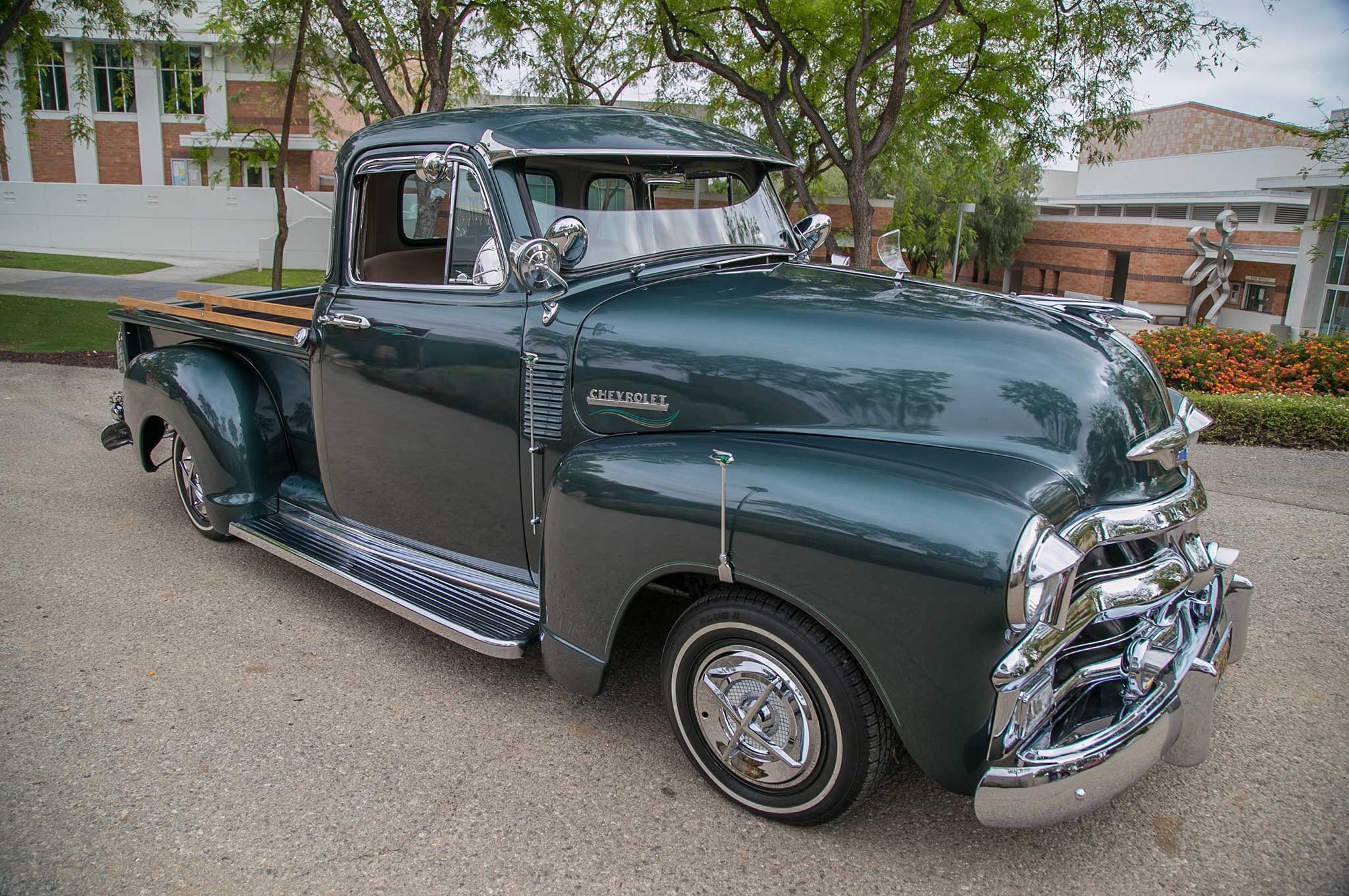 1954, Chevrolet, 3100, Custom, Pickup, Tuning, Hot, Rods, Rod, Gangsta, Lowrider, Truck Wallpaper
