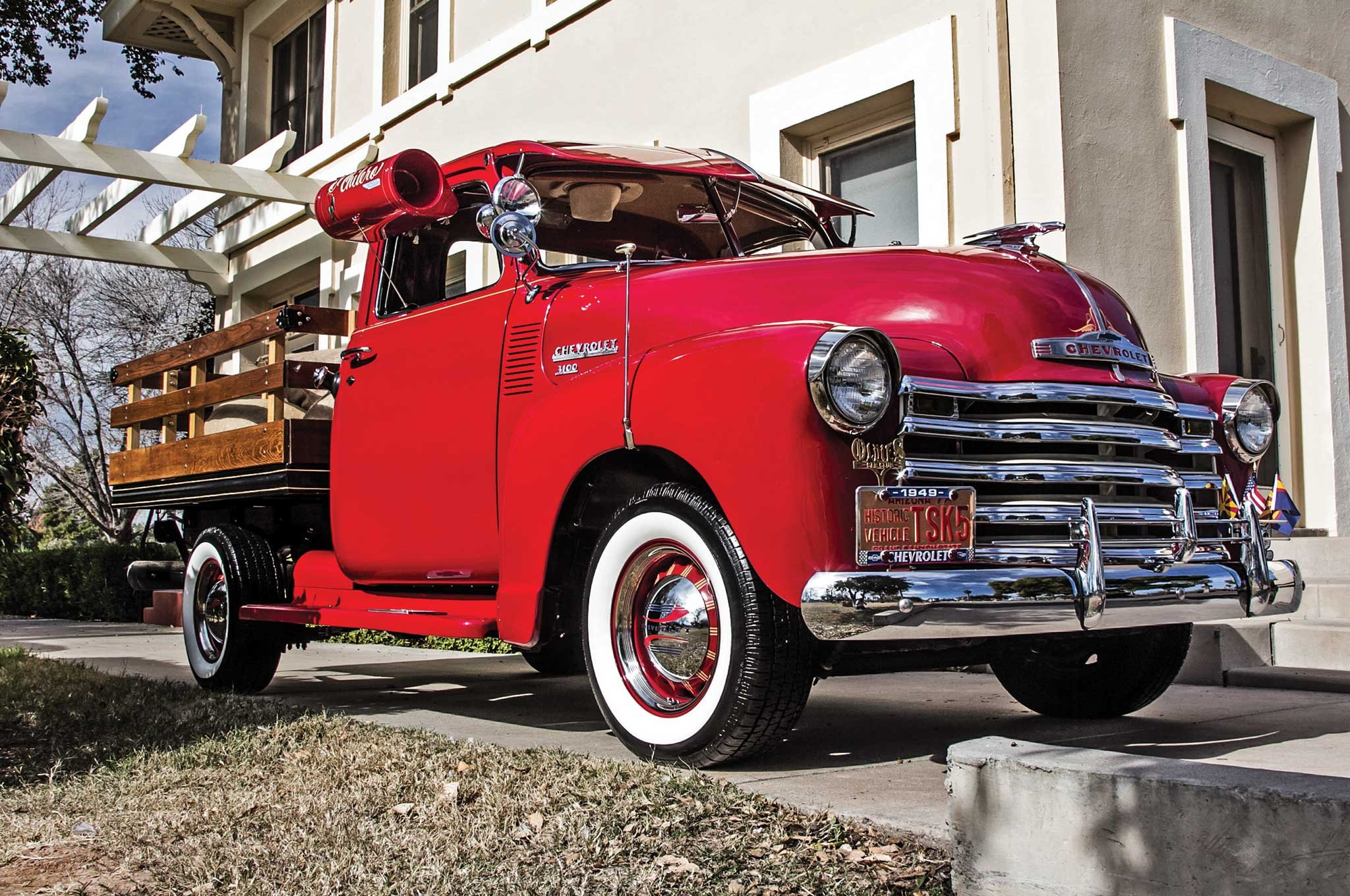 1949, Chevy, 3100, Stake, Bed, Custom, Pickup, Tuning, Hot, Rods, Rod, Gang...