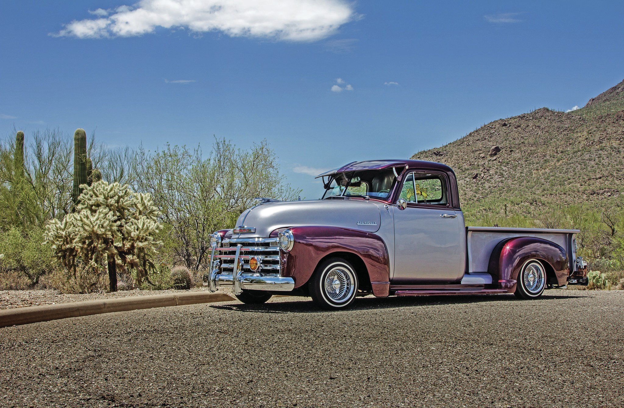 1952, Chevrolet, 3100, Custom, Pickup, Tuning, Hot, Rods, Rod, Gangsta, Lowrider, Truck Wallpaper